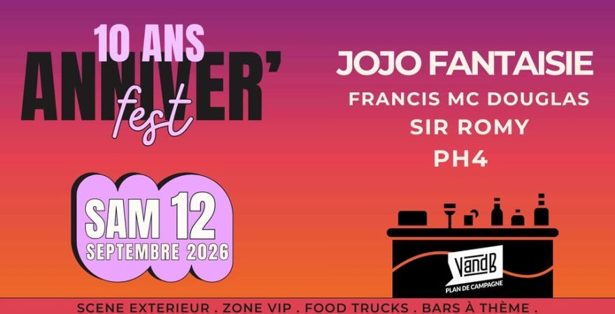 Anniver’Fest 10 ans