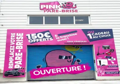 Pink Pare-Brise