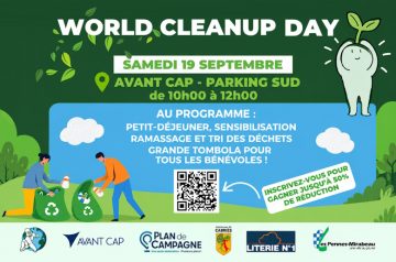 World Cleanup Day 2026 à Plan de Campagne : mobilisez-vous pour une matinée citoyenne le 19 septembre